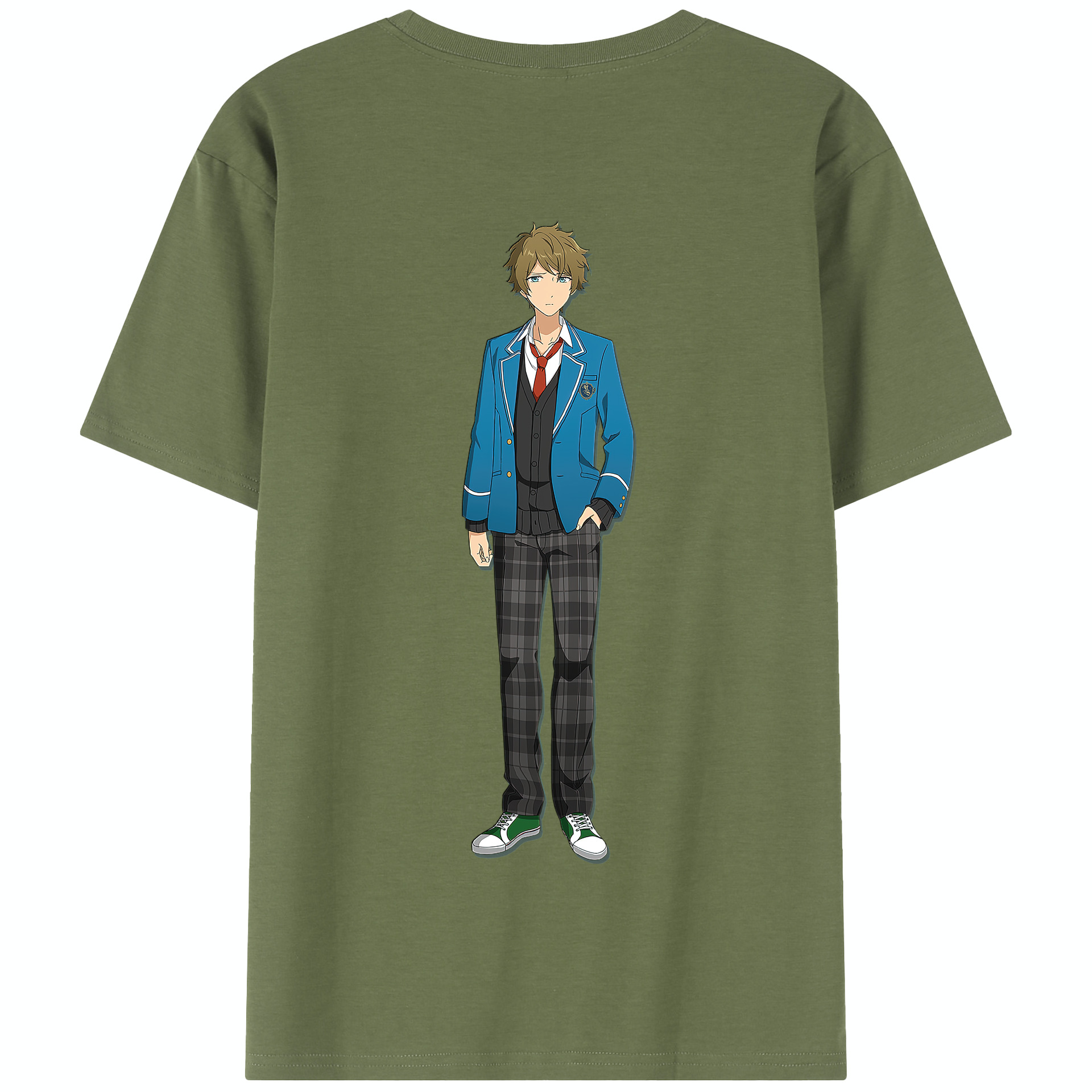 （画像用） あんさんぶるスターズ! Ensemble Stars 綿100％半袖Tシャツ（背面プリント）